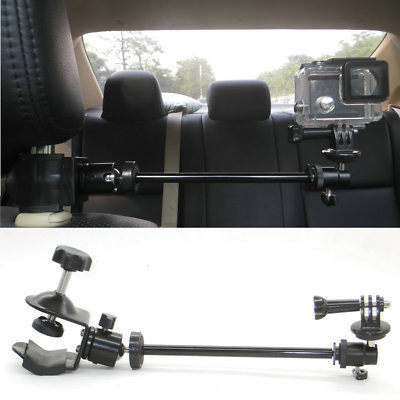 Video Camera Car Headrest Mount suitable for GoPro Camcorders
