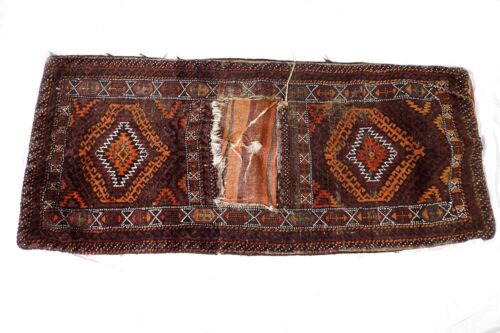 Petit tapis de selle ancien laine nouée Perse Anatolie Turquie XXè siècle