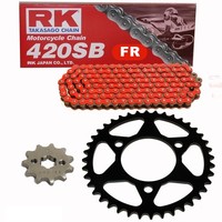 Kettensatz Honda Mtx 50 S 1984 Kette Rk Fr 420 Sb 120 Offen Rot 14/47
