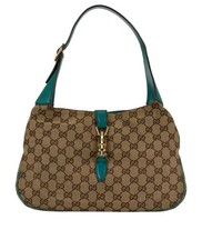 Gucci Jackie 1961 Shoulder Bag Canvas Beige