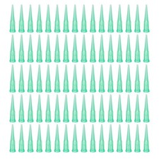 80Pcs 18GA Plastic Tapered Pinhead TT Blunt Dispensing Needle Green
