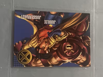 1996 Marvel Vision X-Men Jubilee vs Juggernaut # 52 Base Card