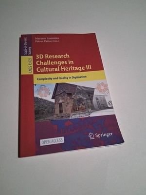 3D Research Challenges in Cultural Heritage III (SPRINGER)