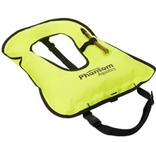 Phantom Aquatics Snorkel Adult Vest Yellow