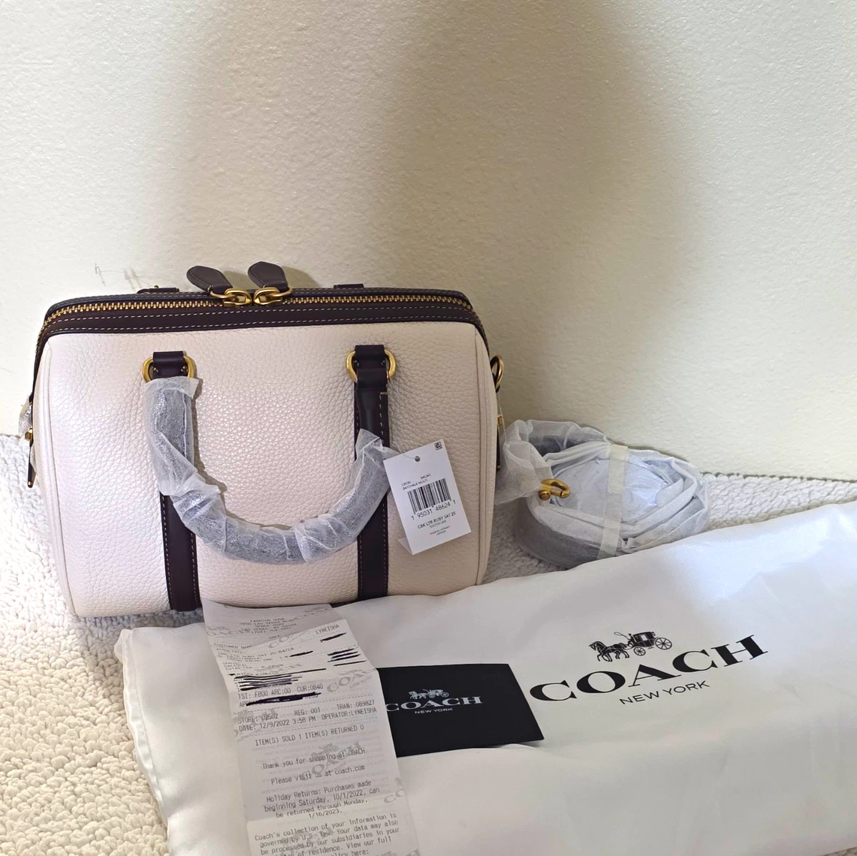 25+ Coach Satchel/Top Handle Bag Beige Bags & Handbags for Women