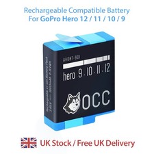 Rechargeable Compatible Battery For GOPRO Hero 9/10/11/12_1800mAh_OCC