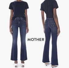 MOTHER The Hustler Ankle Fray Jeans Cropped Mint Condition Wash Women's Size 26