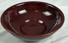 Fiestaware Cinnabar Pedestal Bowl Fiesta Retired Burgundy 64-oz Serving Bowl