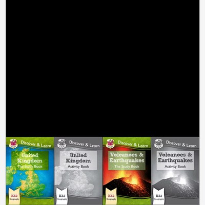 KS2 Geography Study & Activity Books Ages 7-11 CGP Pack of 12 with Answers NEW