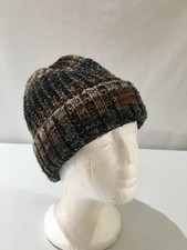 Barts Akotan Chunky Knit Beanie Womens One Size Dark Heather Mixed Hat
