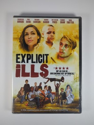 Explicit Ills DVD 2009 Brand New Sealed Rosario Dawson Paul Dano Indie Drama