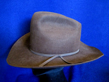 Vintage Beaver 10X Quality 100% Fur Felt cowboy hat USA size 7-1/8
