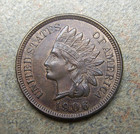 1906 Indian Cent ~ Higher Grade ~ Hints of Red — photo 1