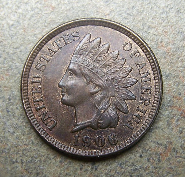 1906 Indian Cent ~ Higher Grade ~ Hints of Red