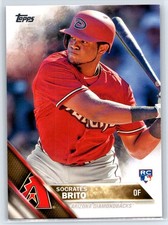2016 Topps Socrates Brito Rookie Arizona Diamondbacks RC #580