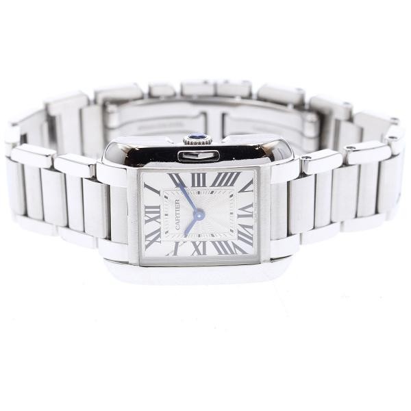 CARTIER TANK ANGLAISE SM W5310022 23mm SS Silver #C28837