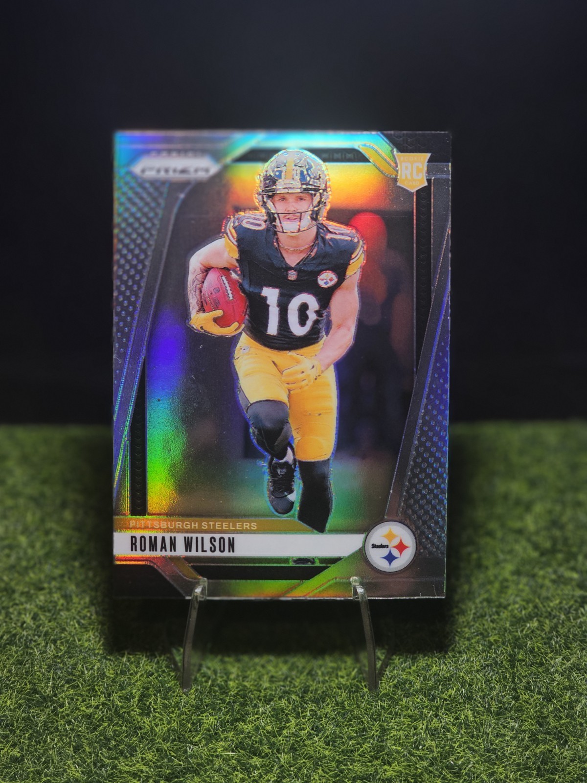 2024 Panini Prizm - Rookies Roman Wilson #384 Silver Prizm (RC)