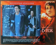 Sylvester Stallone & pretty Polly Walker D-TOX original 2001 Lobby Card 10360