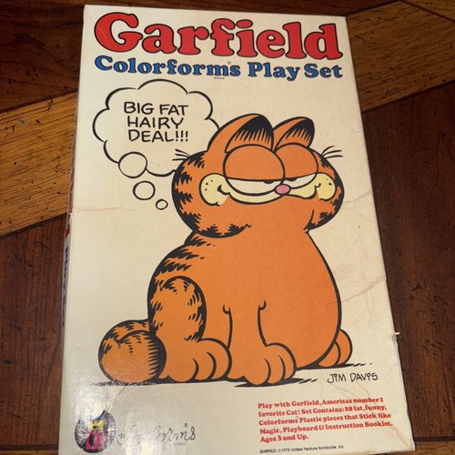 Vintage 1978 Garfield Colorforms Play Set | eBay