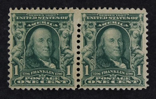 CKStamps: US Stamps Collection Scott#300 1c Franklin Mint NH OG