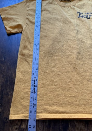 T-Shirt Yon & Mu Katze Tagebuch Gr. M gelb Anime japanische Grafik Junji Ito lustig - Bild 6 von 7
