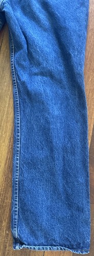 Jeans Levi’s 517 Naranja Etiqueta 36 x 30 Azul Denim Hecho en Canadá De Colección - Imagen 10 de 14
