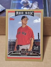 2006 JON JONATHAN PAPELBON TOPPS GOLD BASEBALL ROOKIE CARD RC #355 RED SOX /2006. rookie card picture