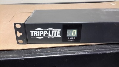 LOT of (2) Tripp Lite PDUMH20HV Metered PDU 16A Rack Mount Power Strips