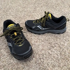 Saucony Eclipse TR 3 Trail Running Shoes #S25380-1 Black/Gray Men’s Sz 9.5 WIDE