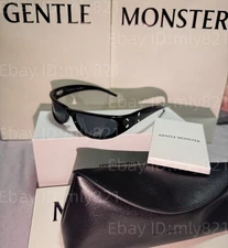 GentleMonster Sunglasses Maison Margiela x MM203 01 Black Frame Black Lenses