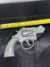 Vintage Hubley Bulldog Toy Cap Gun Diecast Revolver Western Collectible