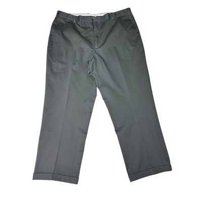 L.L.Bean Men's Gray Cotton Casual Dress Pants Size 42 Chinos
