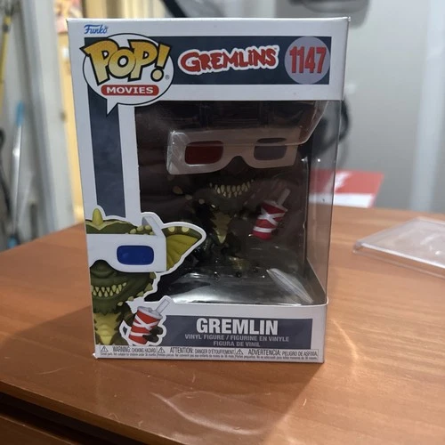 Funko POP! Movies Gremlins Gremlin with 3D glasses #1147 Vinyl Light DAMAGE