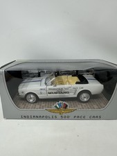 1964 Indianapolis 500 Ford Mustang Convertible Pace Car 124 Diecast Vtg 2002