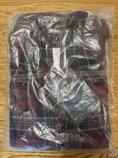 Pottery barn teen Harry Potter Hogwarts plaid pajama set size Large L New