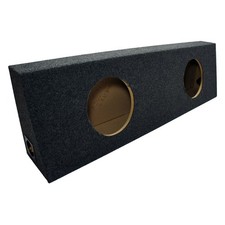 Dual 10" Subwoofer Regular Standard Cab Truck Sub Box Enclosure Speaker Slim