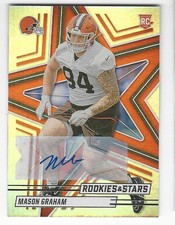 2025 Rookies & Stars MASON GRAHAM Rookie AUTO Autograph card #156! Cleveland