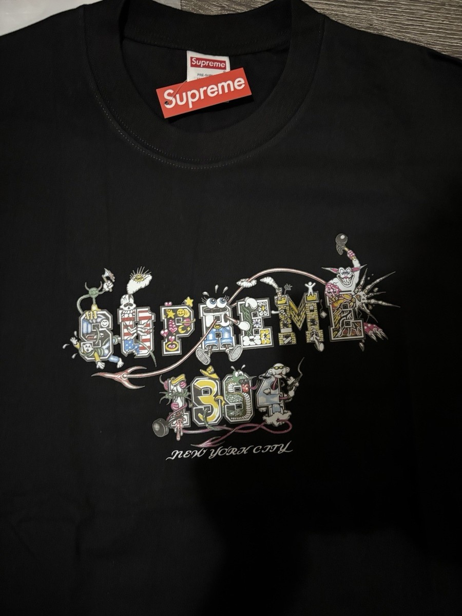 【新品】Supreme Tシャツ ロゴTシャツ 1994 ブラック M メンズ Supreme Tee Black Varsity 1994 Men's Size M | eBay