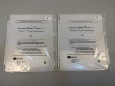 Creative Memories Hard Plastic Tab Dividers 10  x13  New