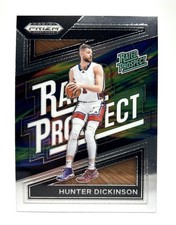 Hunter Dickinson (RC) #5 Rated Prospect 2024 Panini Prizm Draft Picks Kansas