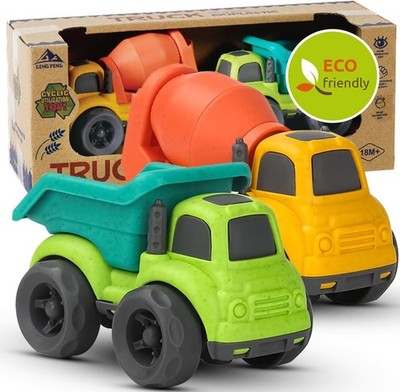 Toddler Car Toys for 1-3 Year Old, BPA Free, Phthalates Free, PVC, Dump Truck,