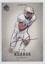 2012 SP Authentic Auto Jermaine Kearse #57 Auto no9