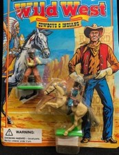 BRITAINS Wild West COWBOYS  INDIANS 7526 with mounted cowboy