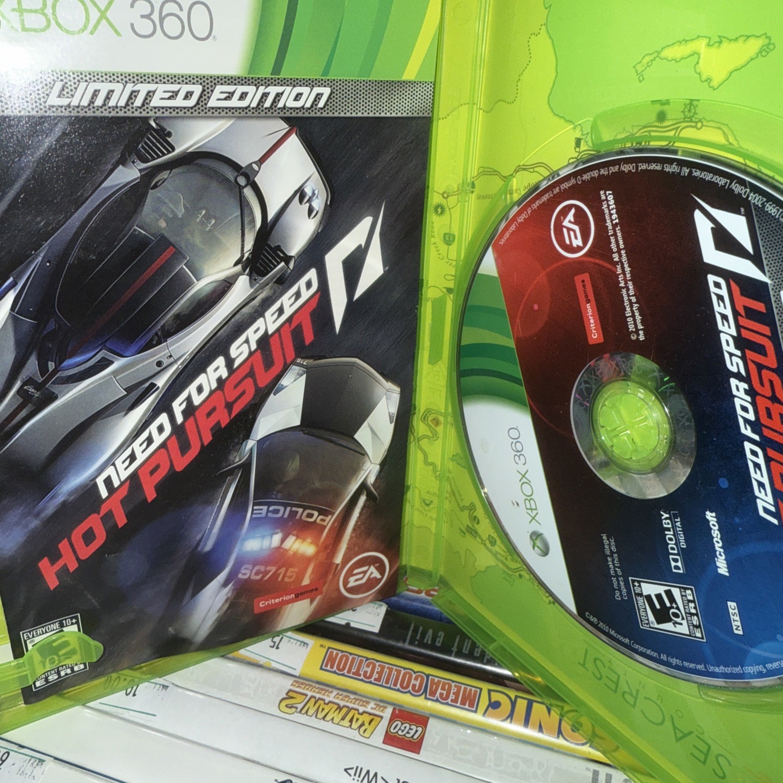 Need for Speed: Hot Pursuit  (Microsoft Xbox 360, 2010) COMPLETE!