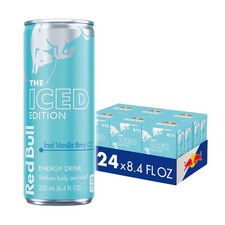 Red Bull Iced Vanilla Berry Energy Drink 24 Pack 8.4 oz 12 oz Regular Sugar Free