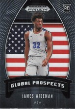 2020 Panini Prizm Draft Picks Global Prospects James Wiseman (RC)