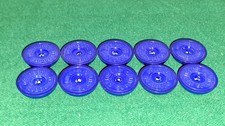 Subbuteo basi leggere LW blu esterno interno superiore per squadre giocatori anni 80