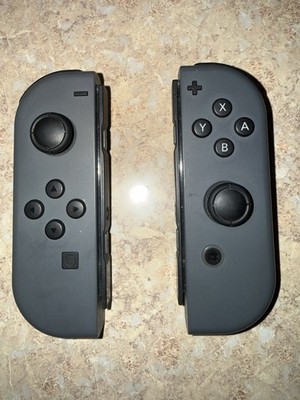 Nintendo Switch Joy-Con Gray Controller Pair Read Description