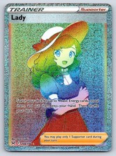 Lady 208/196 Rainbow Rare Lost Origin Pokemon Near Mint on eBay