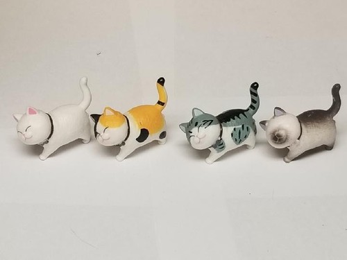 Chubby Cat PVC Figure Lot - Picture 2 of 3